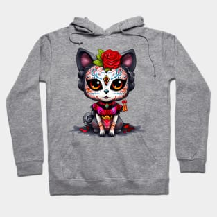 Dia de los Muertos Cat #9 Hoodie